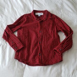 Old Navy boys long sleeve button down shirt